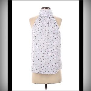 J.Crew sleeveless patterned Blouse